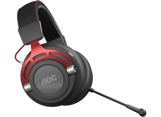 AOC GH401 - Wireless Gaming Headset for PC, PS4 / PS5, Xbox, Switch, 3.5 mm jack, 16 hours battery life - black
